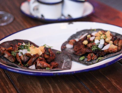 Tacos al pastor de La Curandera