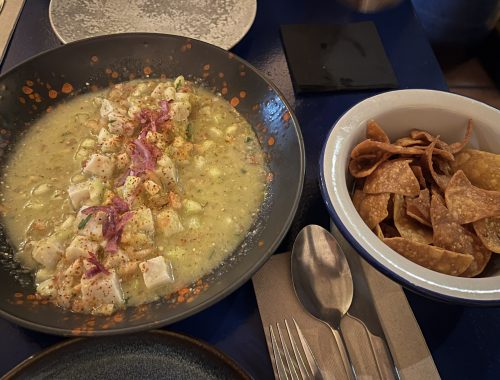 Ceviche de pescado en Azul Frida