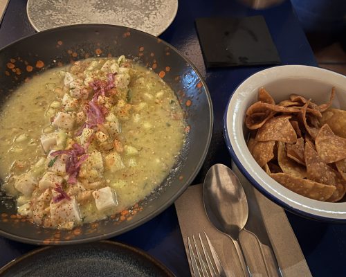 Ceviche de pescado en Azul Frida