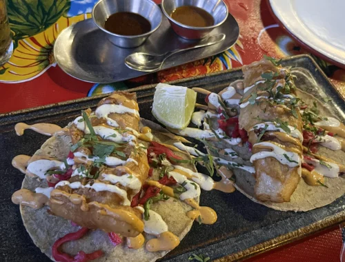 Tacos de pescado Cresta Colorada